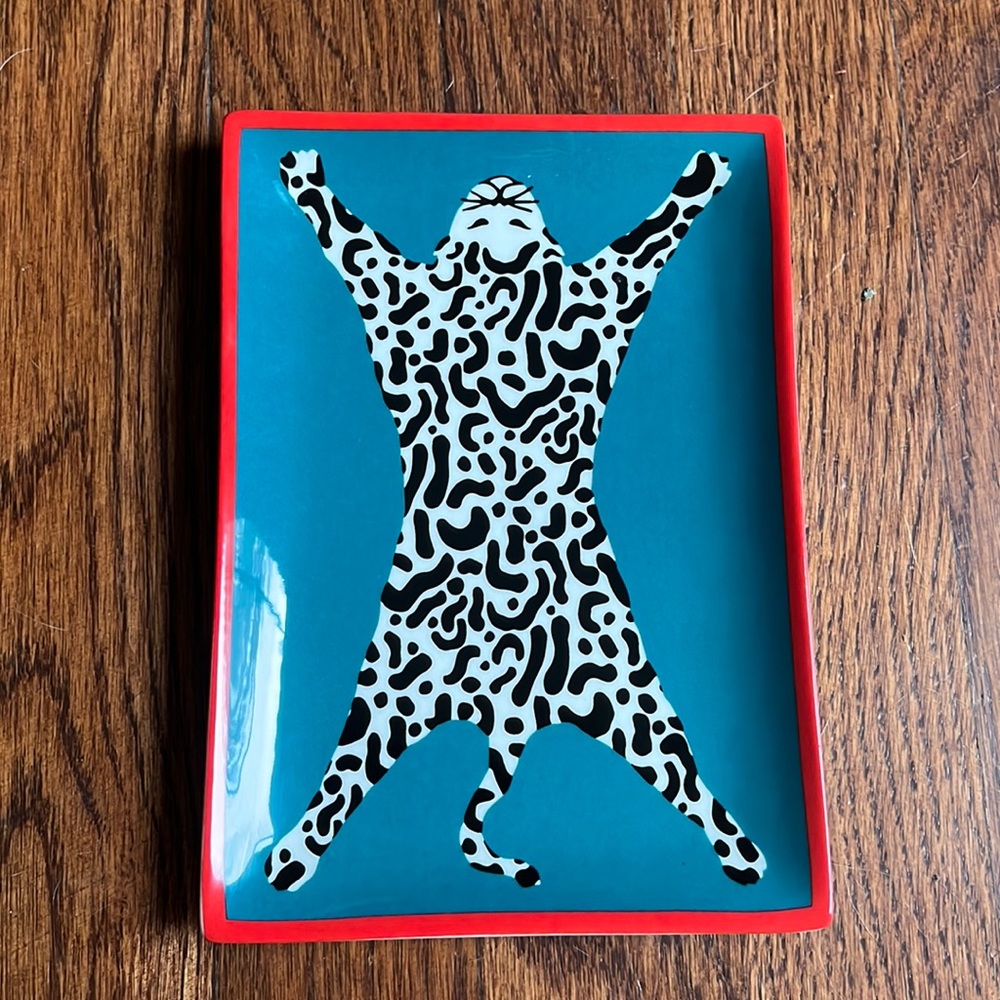 Jonathan Adler Now House Catch All Tray Leopard